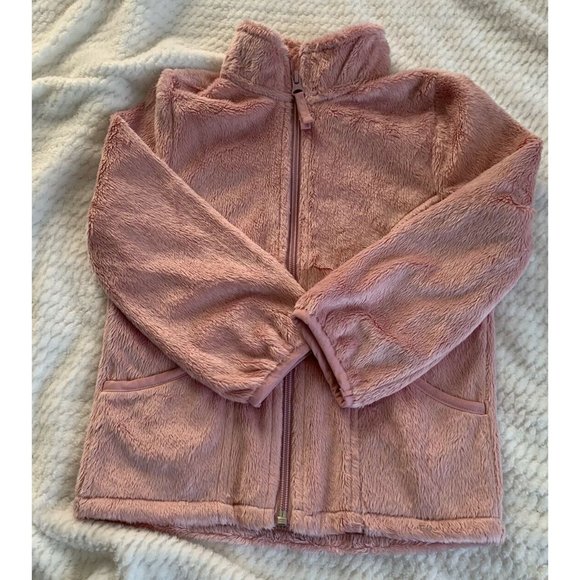 Girl’s Size XS sherpa sweater The childrens  PLACE Rose Quartz Full Zip - Picture 10 of 12